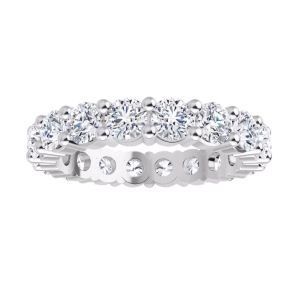 3.5mm Round Eternity Band