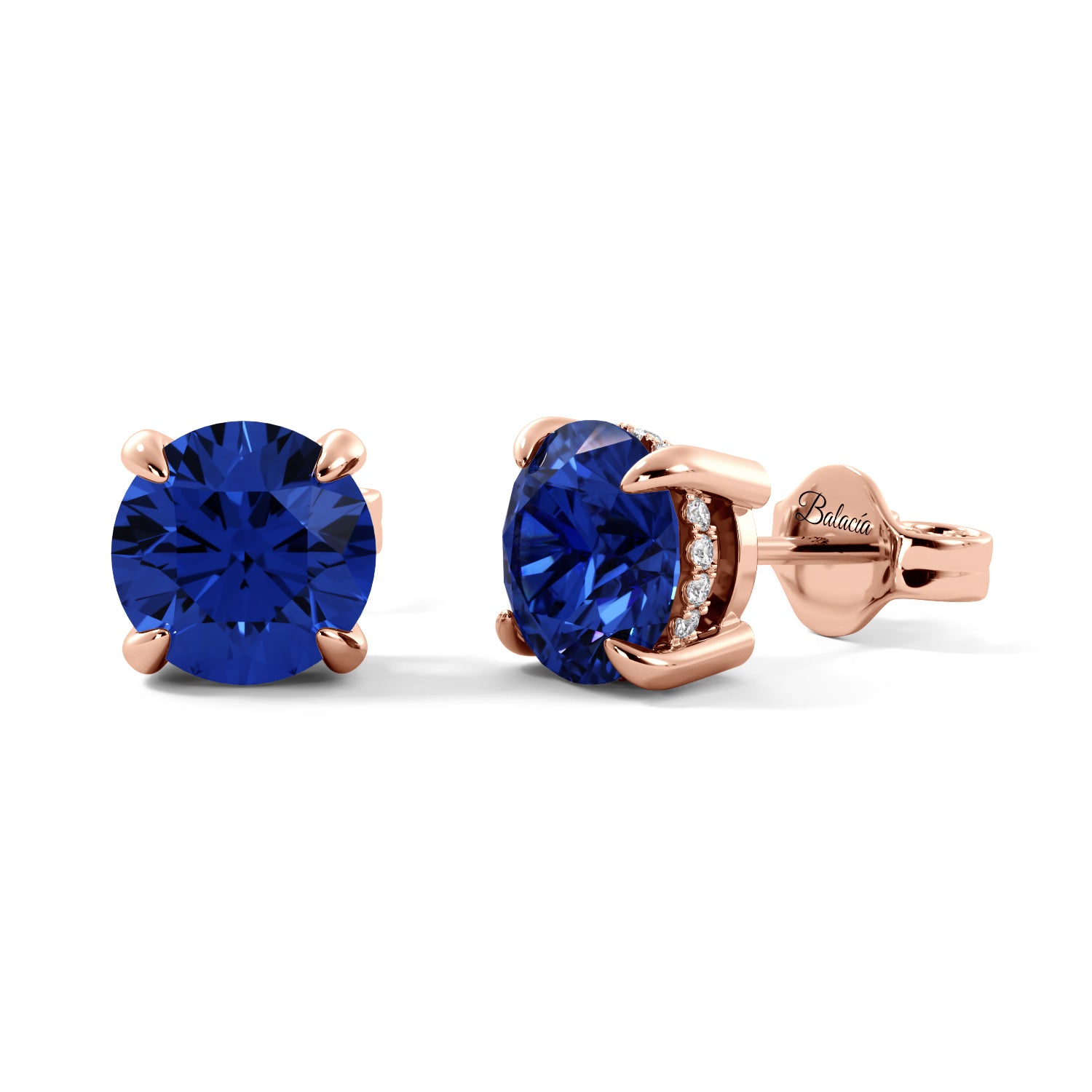 rose gold earrings