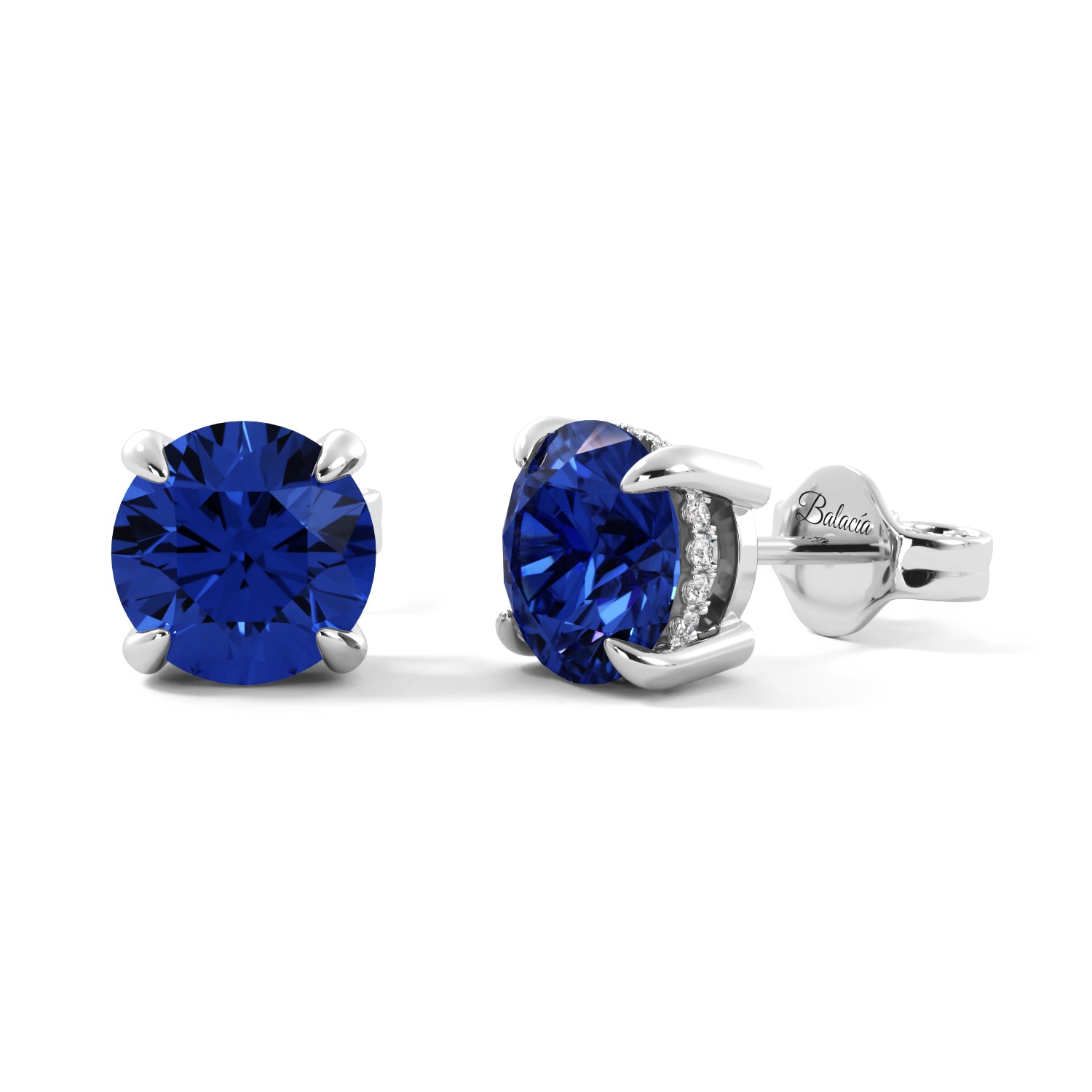 blue sapphire earrings