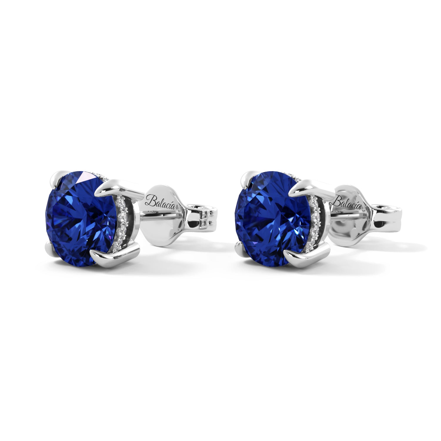 sapphire earrings studs