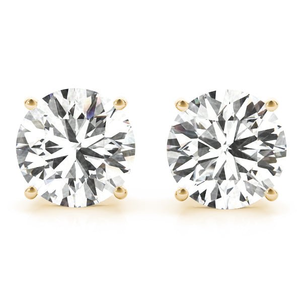 Gold lab Diamond Studs Earrings 