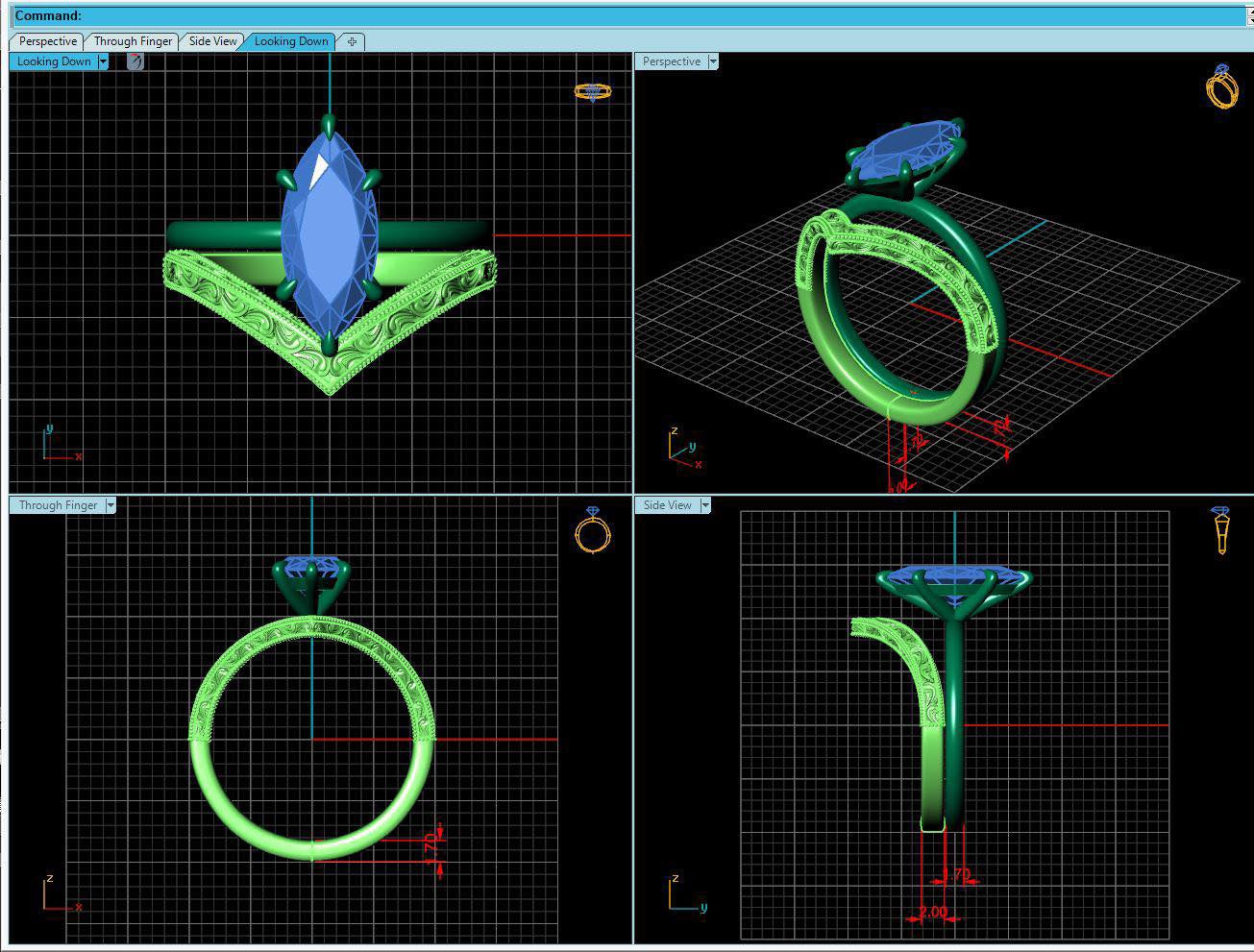 Tim Custom Ring Set