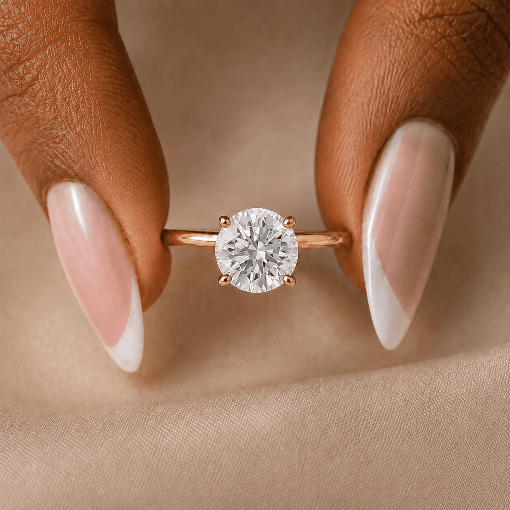 Round Diamond Engagement Ring 