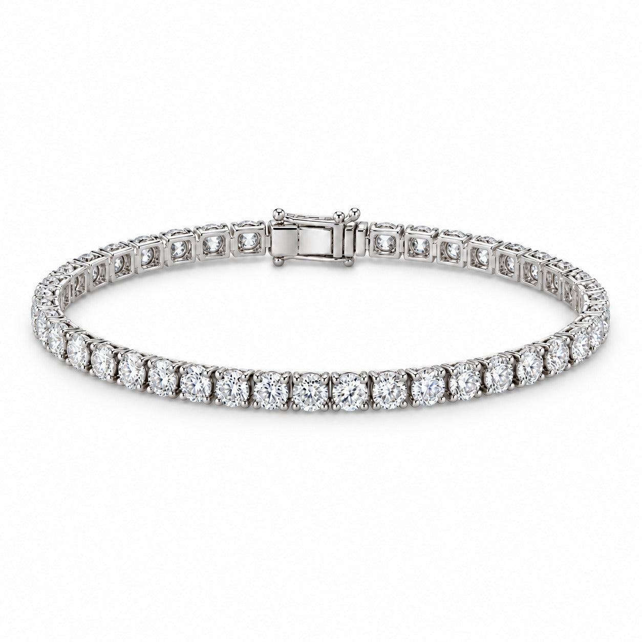 Round Diamond Tennis Bracelet