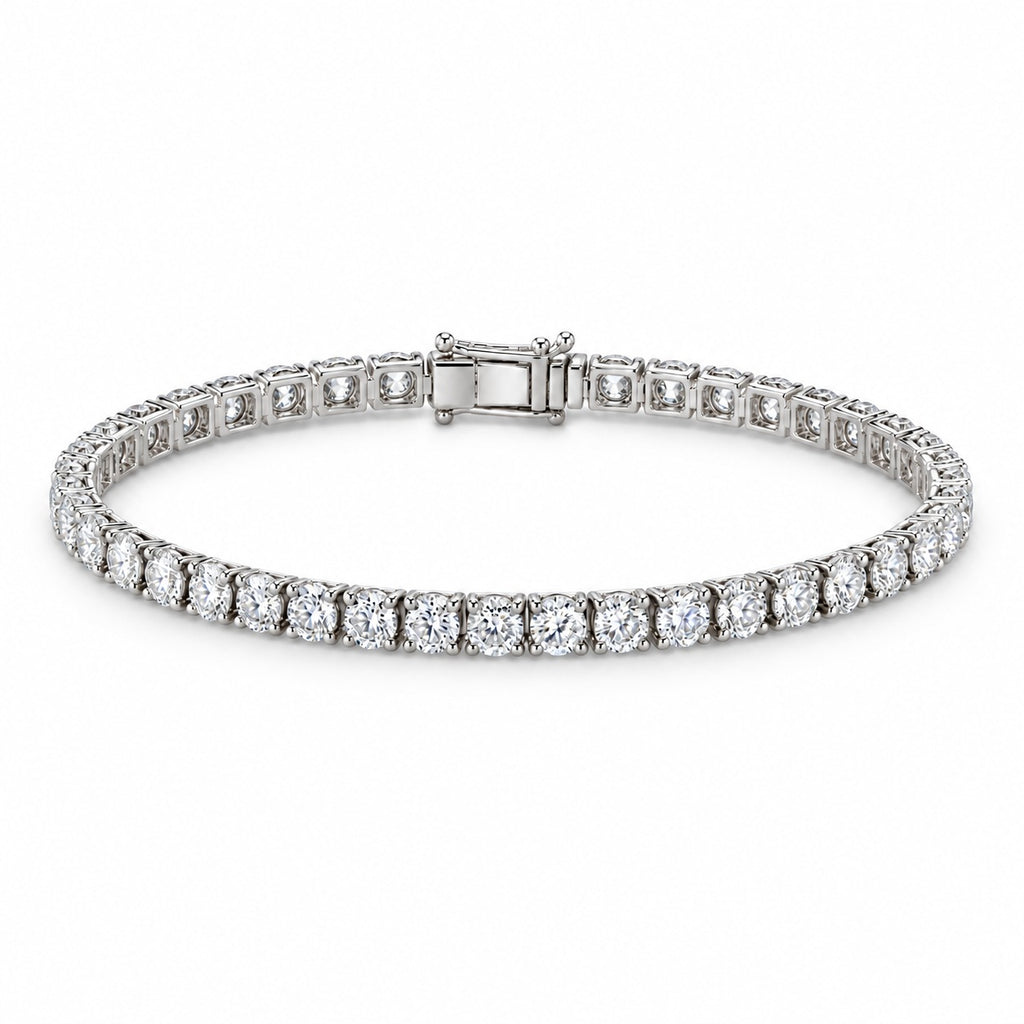 Round Diamond Tennis Bracelet