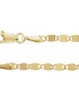 14k Mirror Chain Bracelet, Necklace, or Anklet