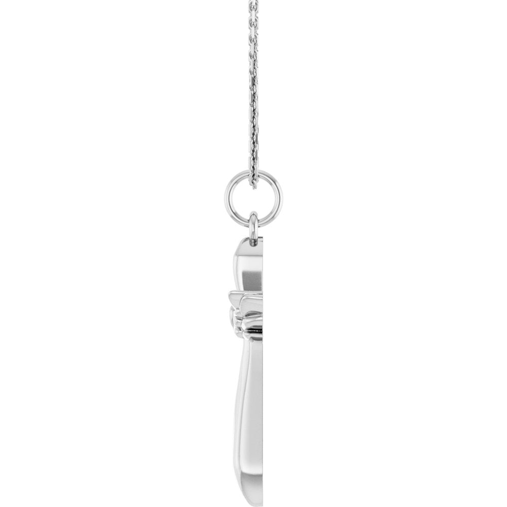 Angel Wings Cross Necklace 14k Gold - Balacia