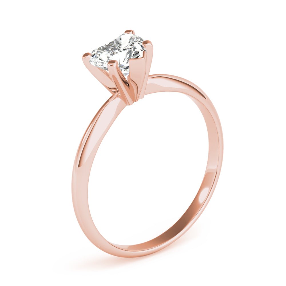 Atlantic City Heart Solitaire Engagement Ring - Balacia