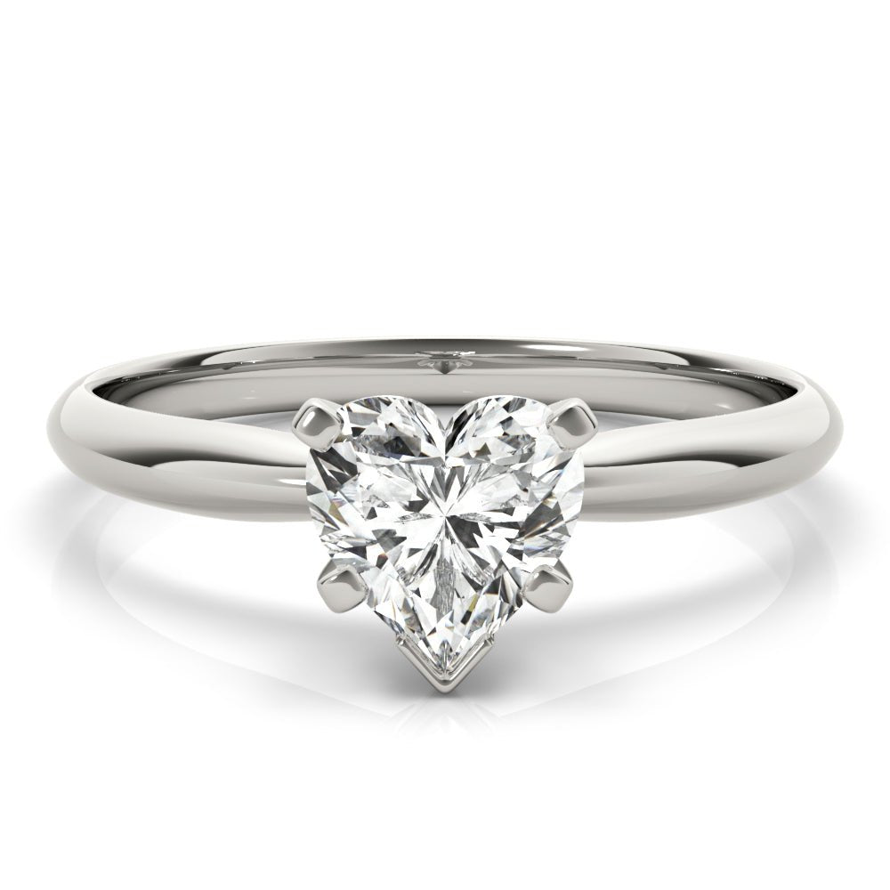 Atlantic City Heart Solitaire Engagement Ring - Balacia