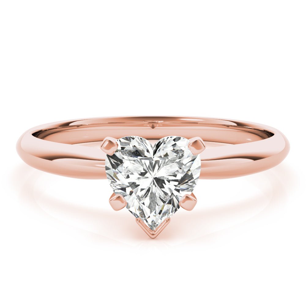 Atlantic City Heart Solitaire Engagement Ring - Balacia