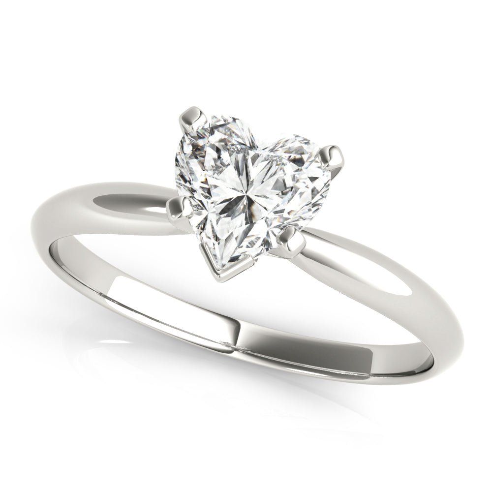 Atlantic City Heart Solitaire Engagement Ring - Balacia