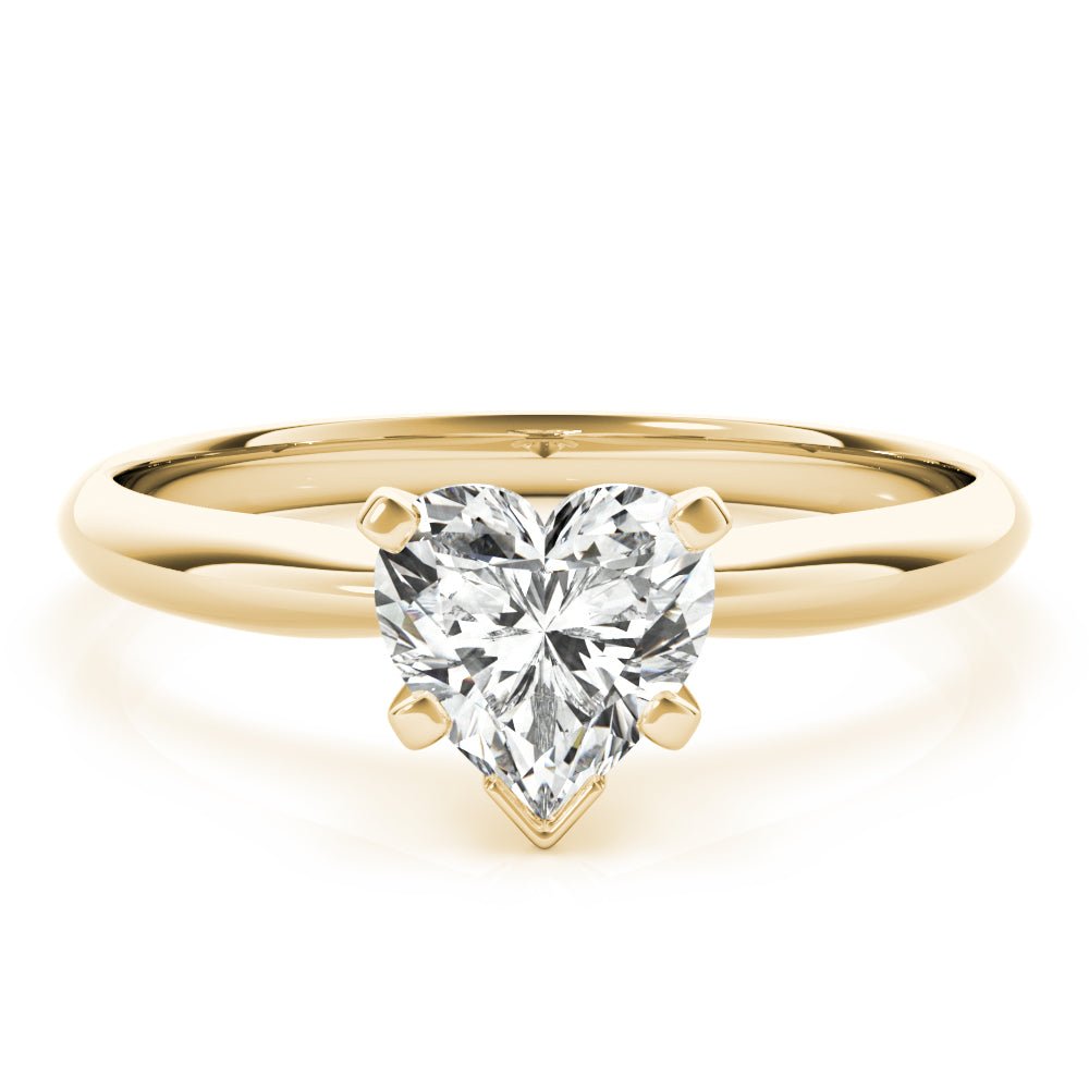 Atlantic City Heart Solitaire Engagement Ring - Balacia