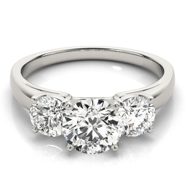 Bloom Three Stone Solitaire Engagement Ring - Balacia