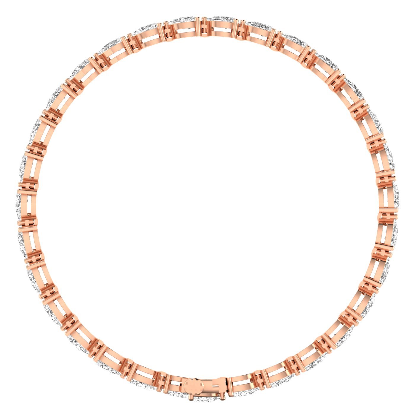 Classic Pear Diamond Tennis Bracelet - Balacia