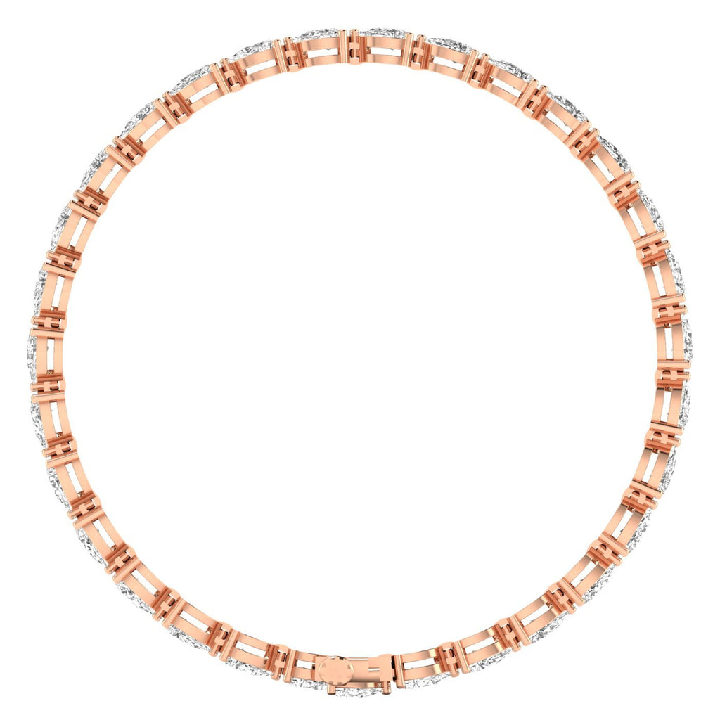 Classic Pear Diamond Tennis Bracelet - Balacia