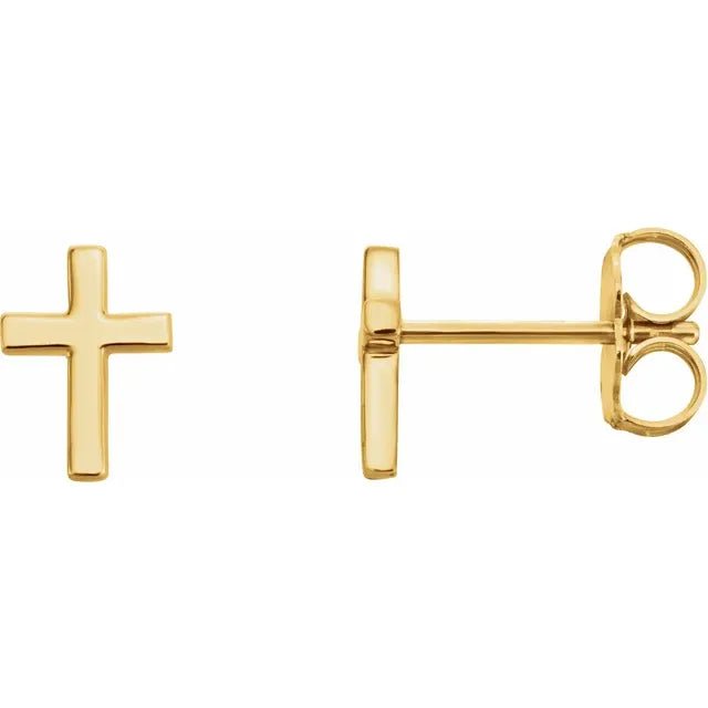 Cross earrings Christian jewelry 