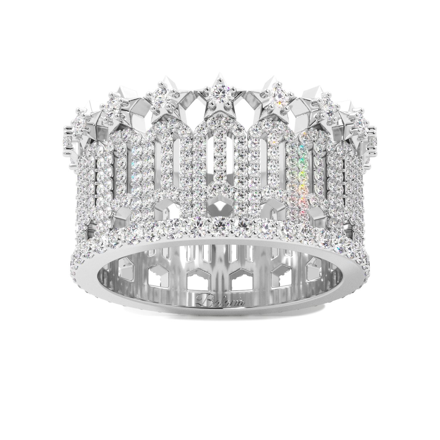 Crown Eternity Ring - Balacia