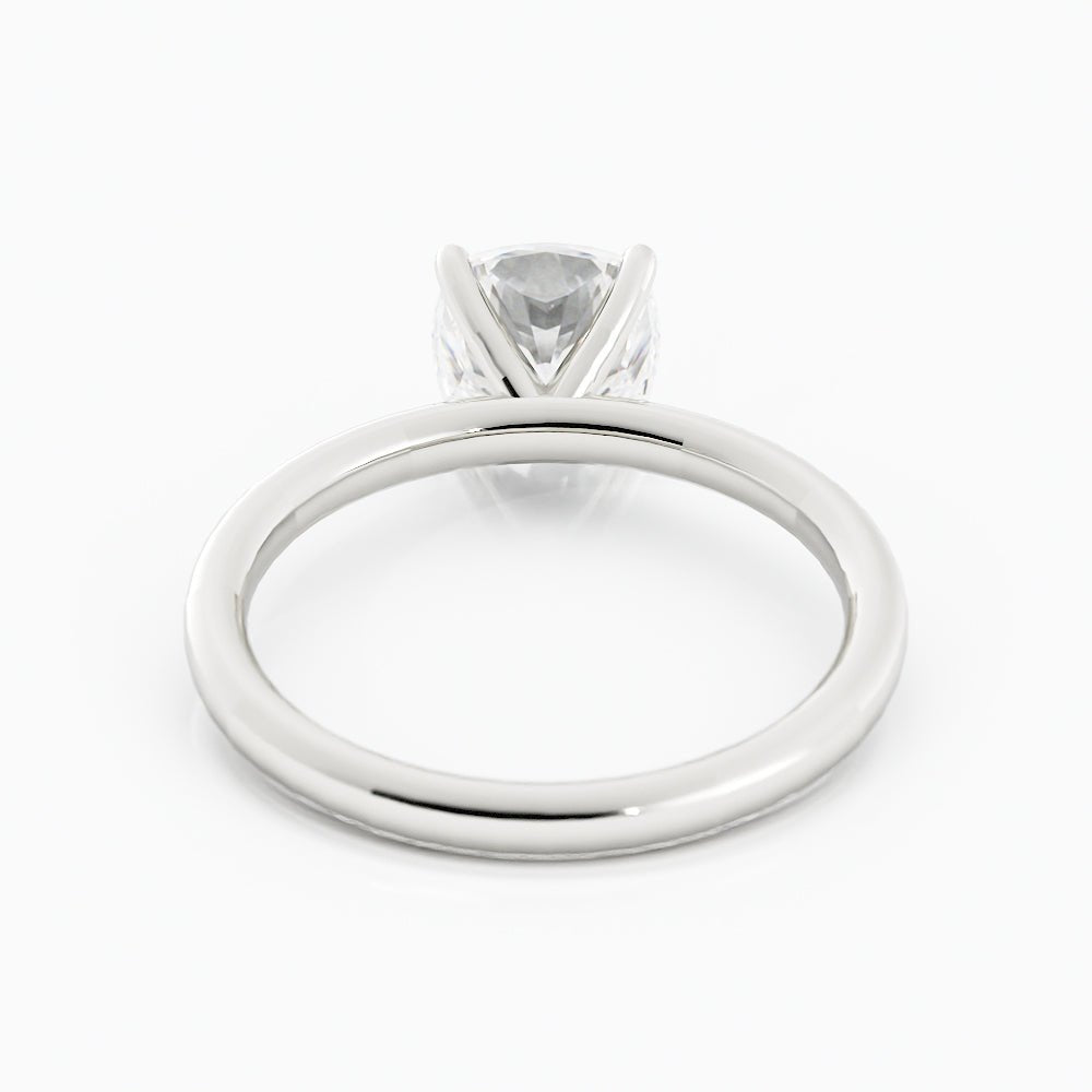 Cushion - Cut Solitaire Four - Prong Setting Diamond Engagement Ring - Balacia