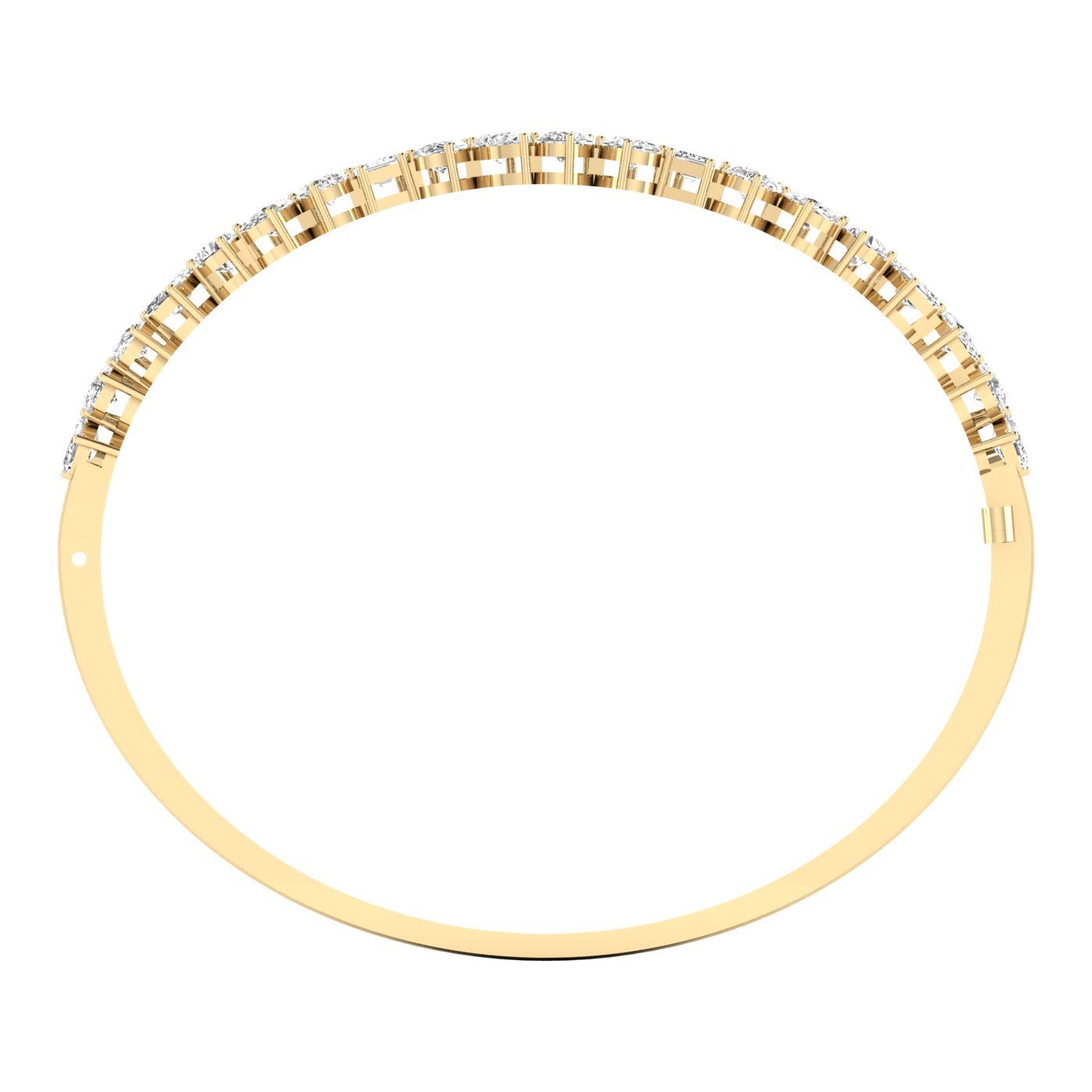 Dazzling Multi - Shape Diamond Bangle - Balacia