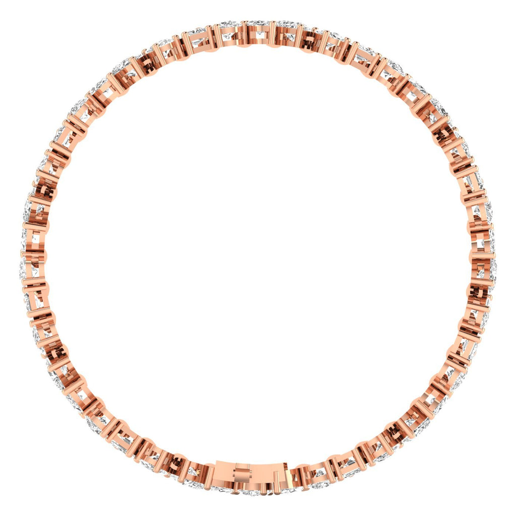 Dazzling Multi - Shape Diamond Tennis Bracelet - Balacia