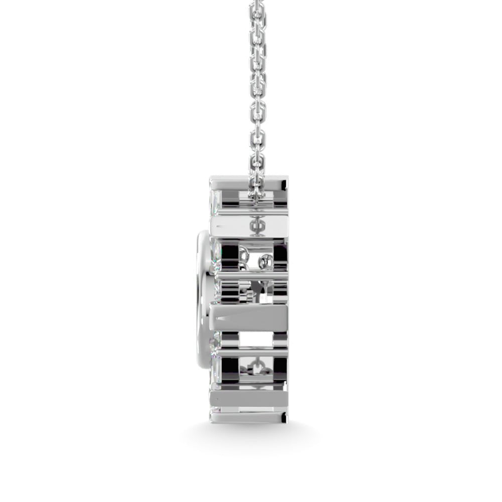 Diamond Art Deco Shimmering Pendant - Balacia