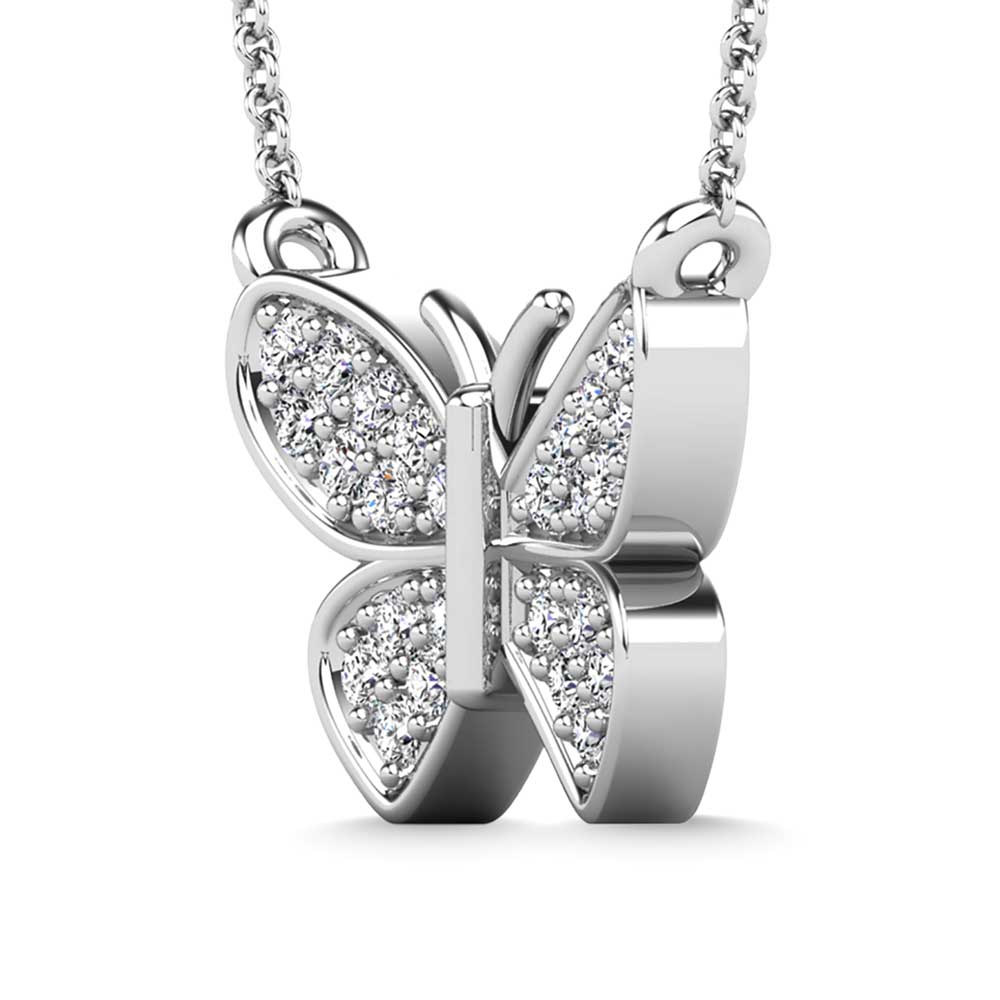 Diamond Butterfly Pendant - Balacia