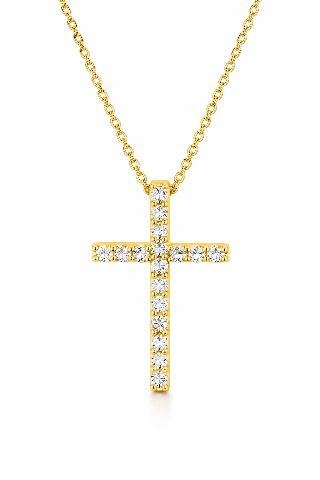 diamond cross necklace
