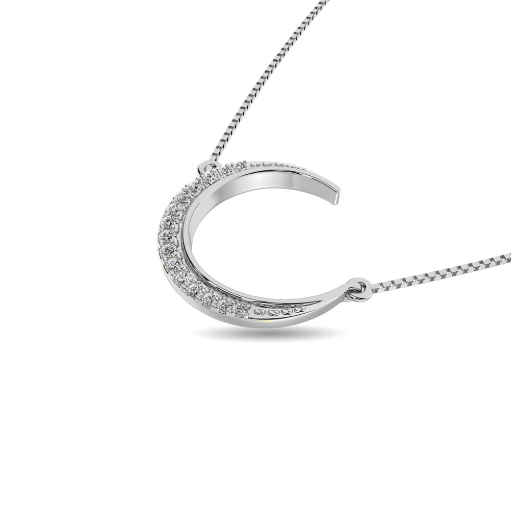 Diamond Moon Necklace - Balacia