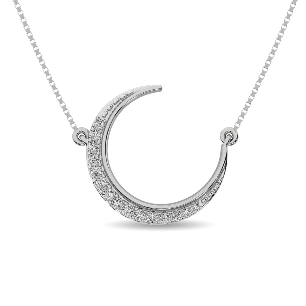 Diamond Moon Necklace - Balacia