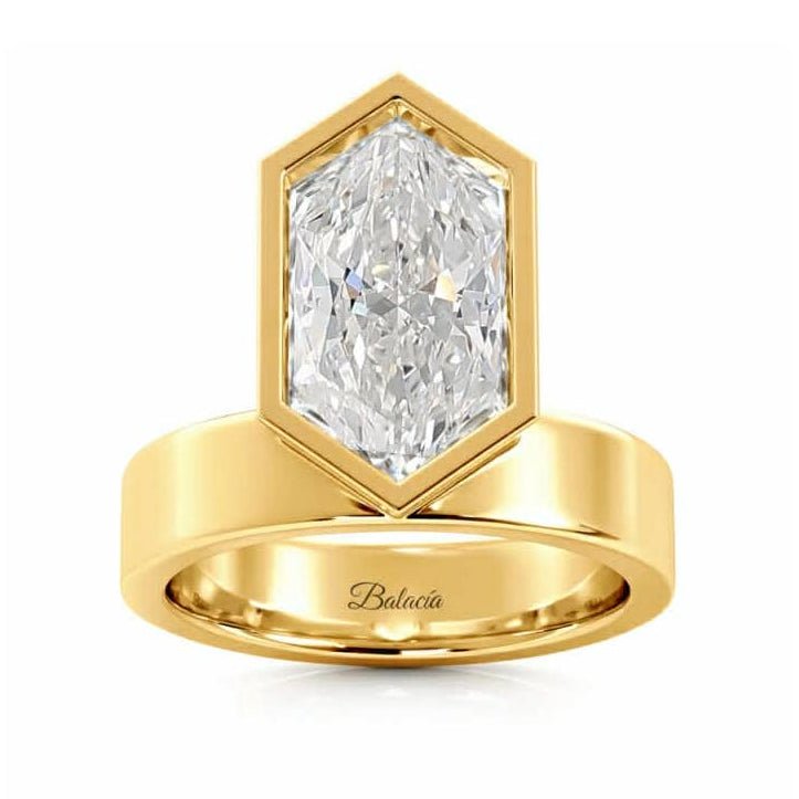 Dutch Marquise Diamond Bezel Ring