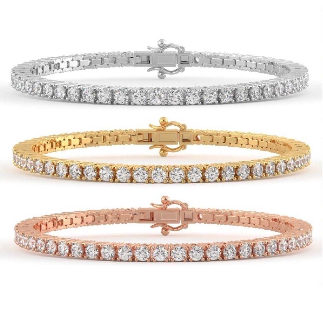 Earth Mined Diamond Tennis Bracelet - Balacia