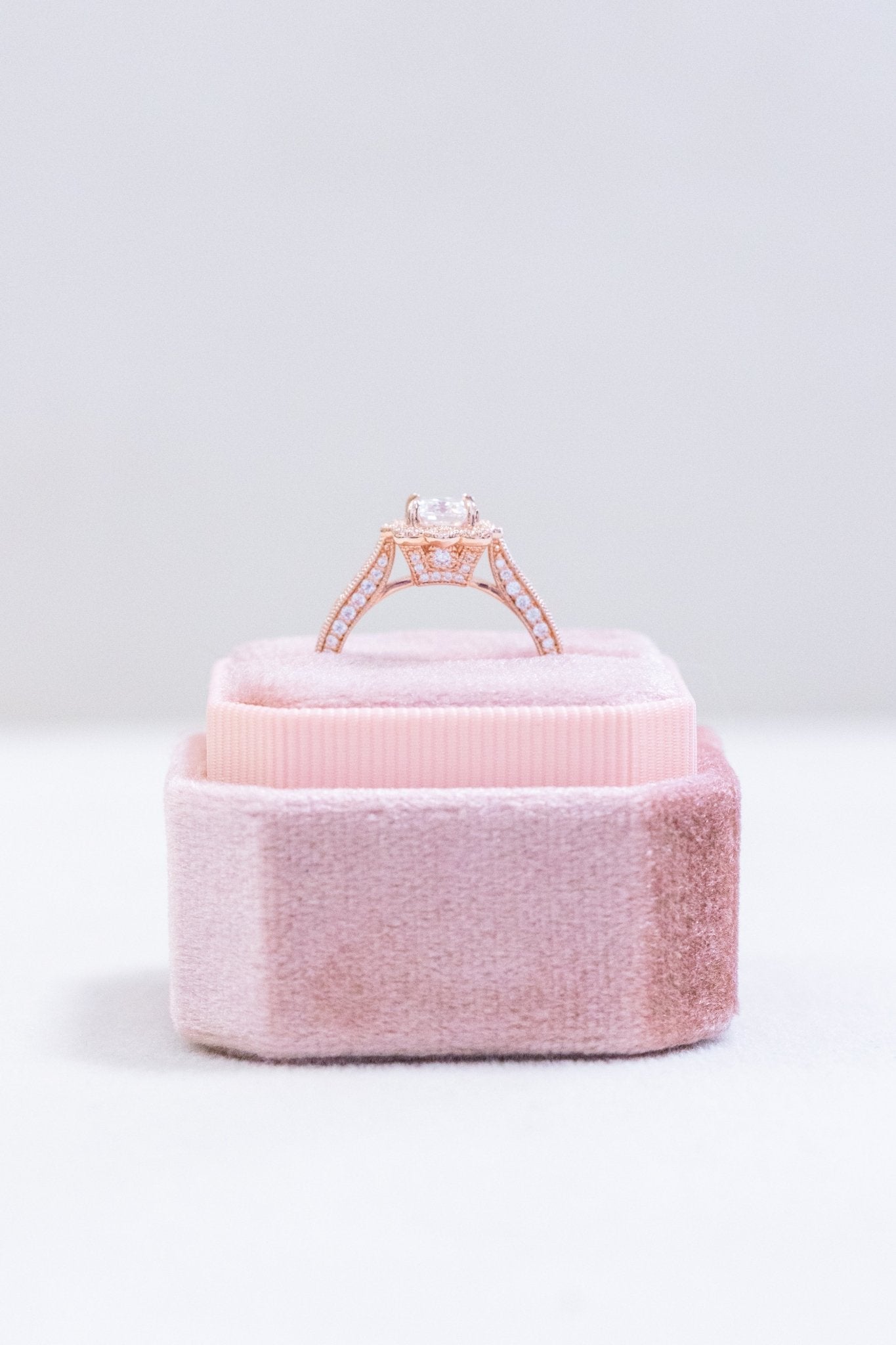 emerald cut natural diamond ring 