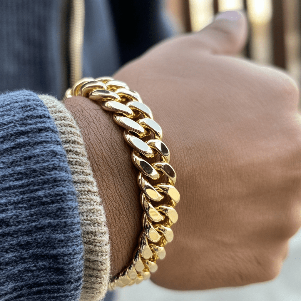 Golden Legacy Miami Cuban Link Bracelet - Solid 10k - Balacia