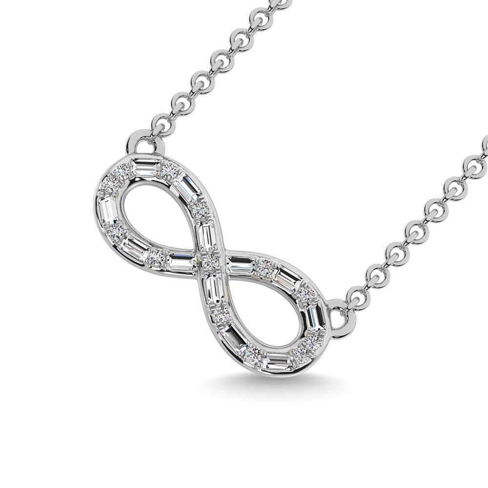 Infinity Necklace Natural Diamonds - Balacia