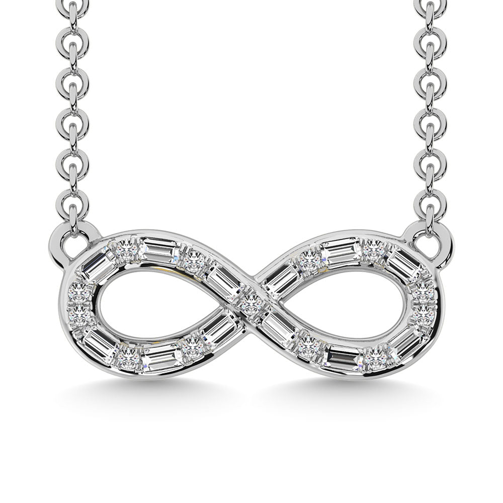 Infinity Necklace Natural Diamonds - Balacia