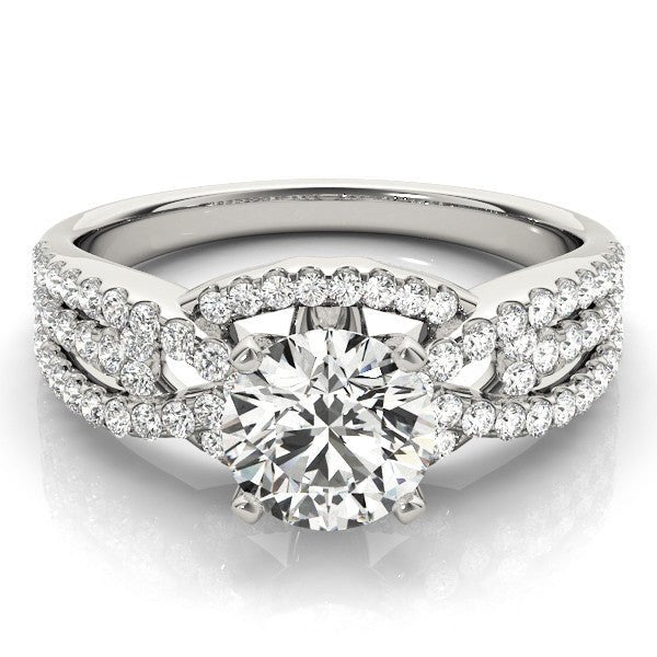 Irving Round Twist Engagement Ring - Balacia