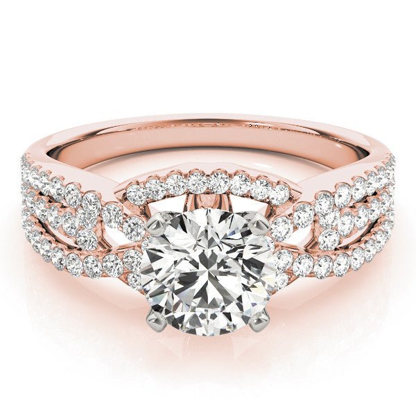 Irving Round Twist Engagement Ring - Balacia