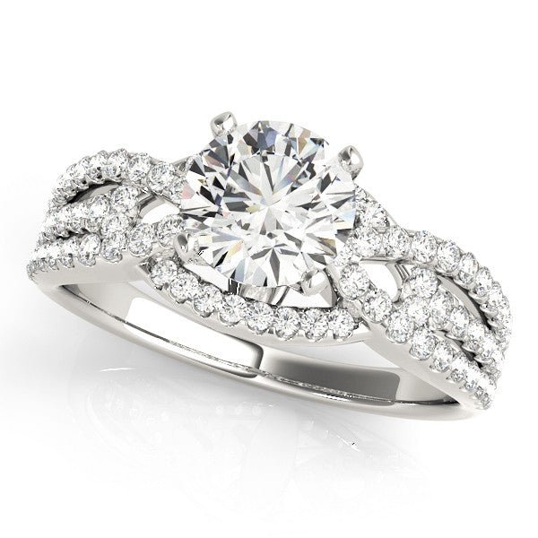 Irving Round Twist Engagement Ring - Balacia