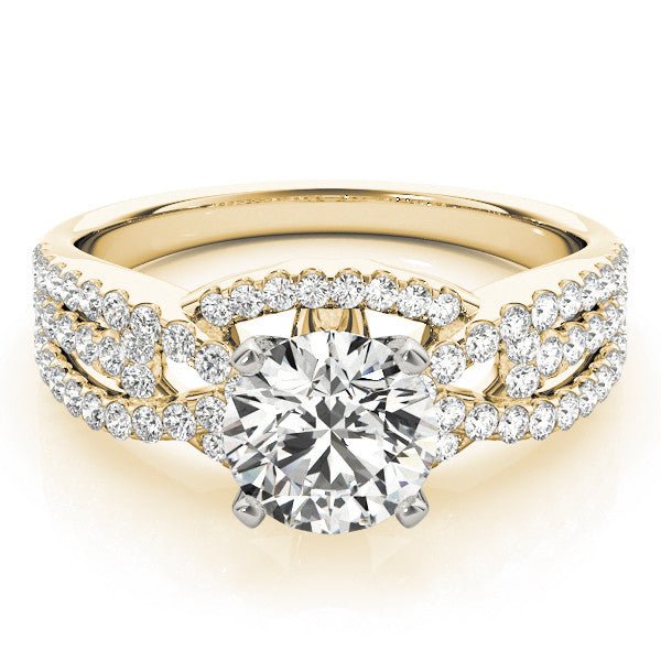 Irving Round Twist Engagement Ring - Balacia