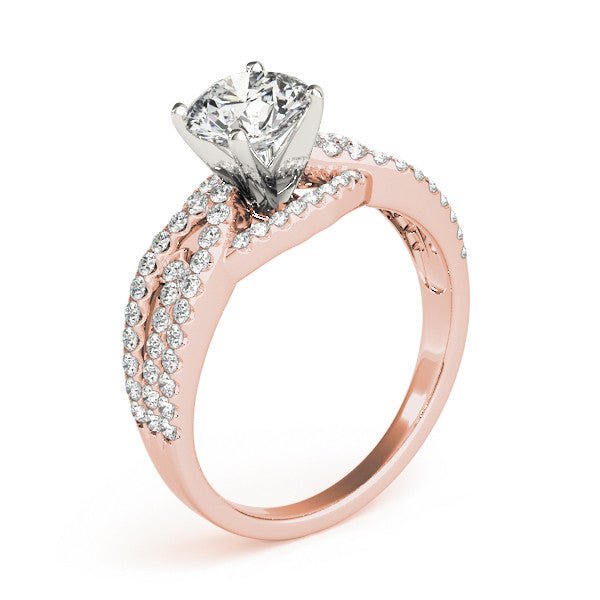 Irving Round Twist Engagement Ring - Balacia