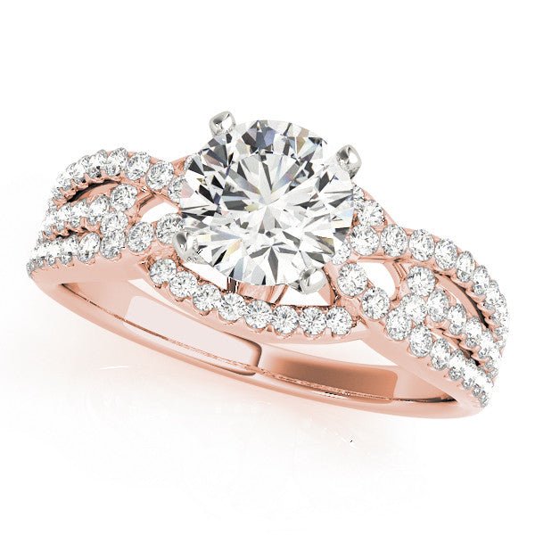 Irving Round Twist Engagement Ring - Balacia