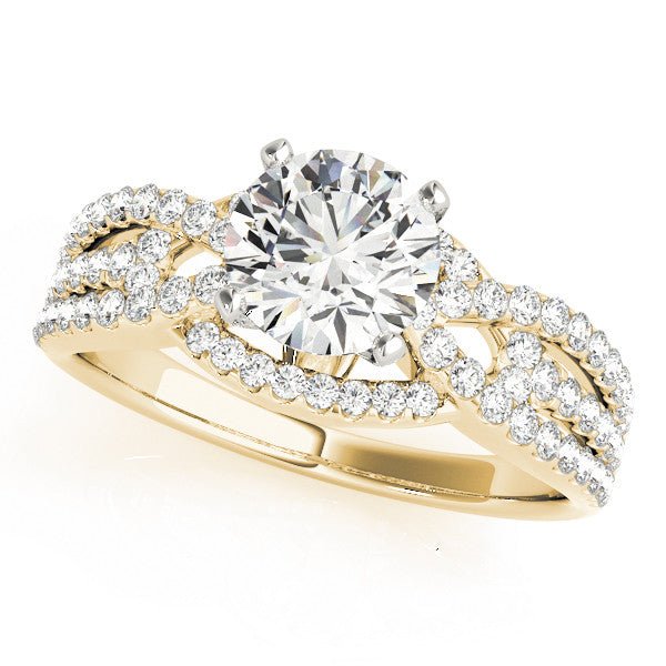 Irving Round Twist Engagement Ring - Balacia