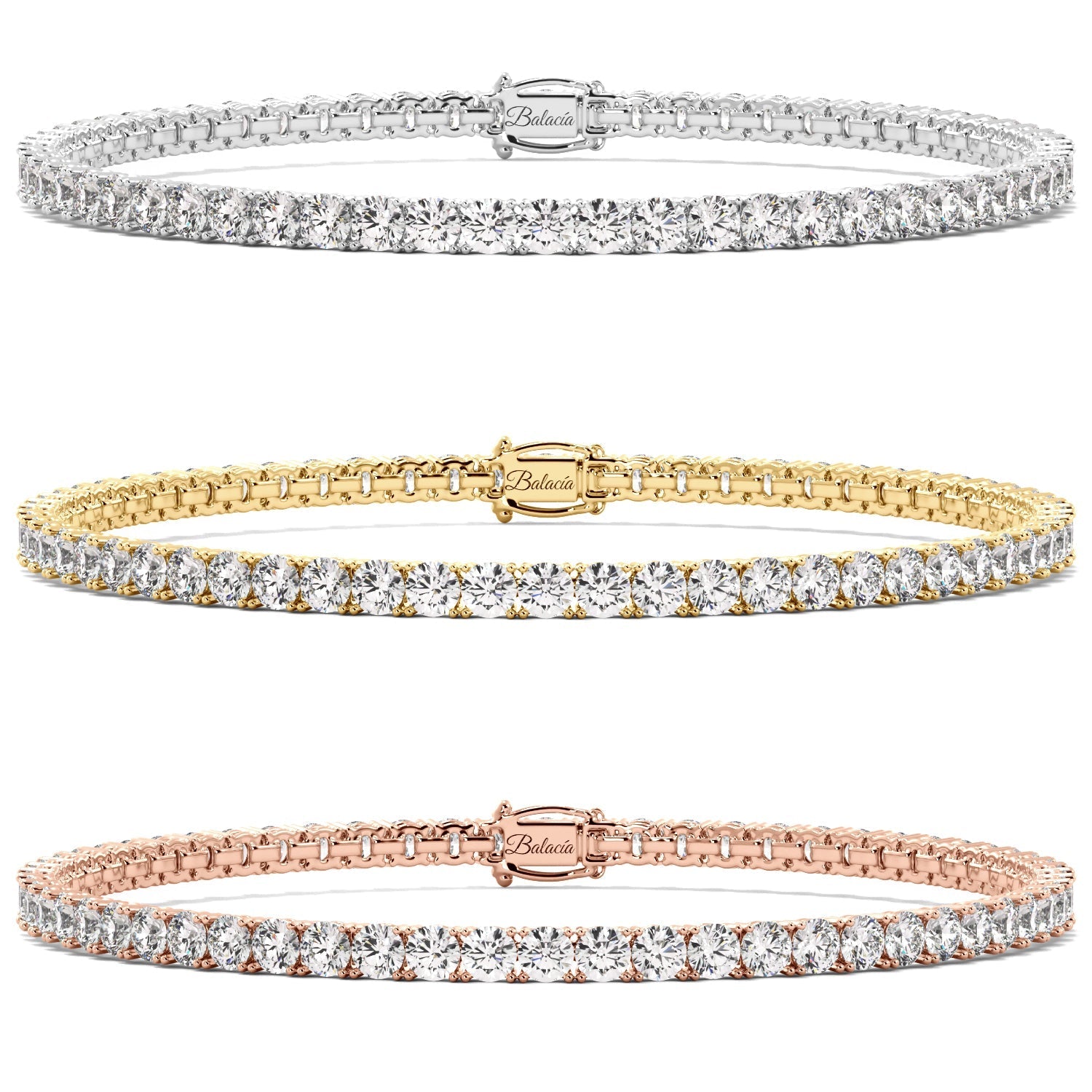 Lab Diamond Tennis Bracelet 