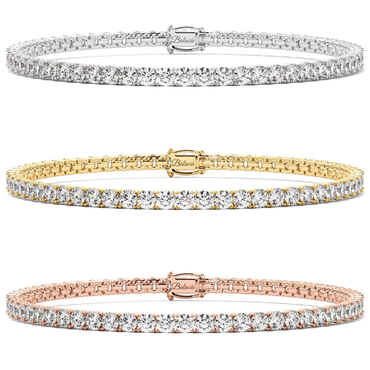Lab grown Diamond Tennis Bracelet 