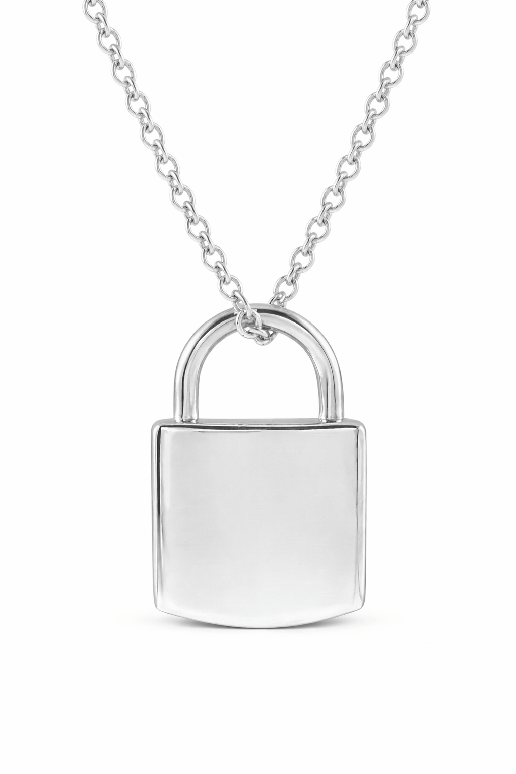 Lock Necklace Engravable Gift