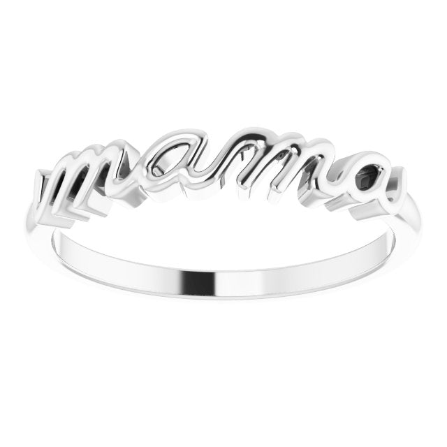 Mama Ring 14k White Gold - Balacia