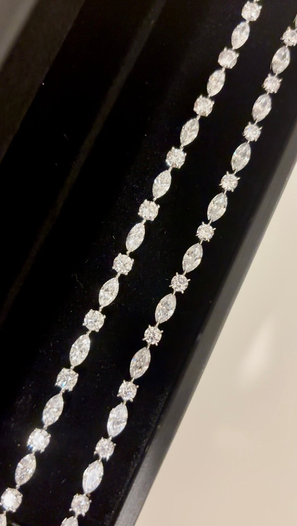 Marquise and Round Diamond Tennis Bracelet 6 ctw - Balacia