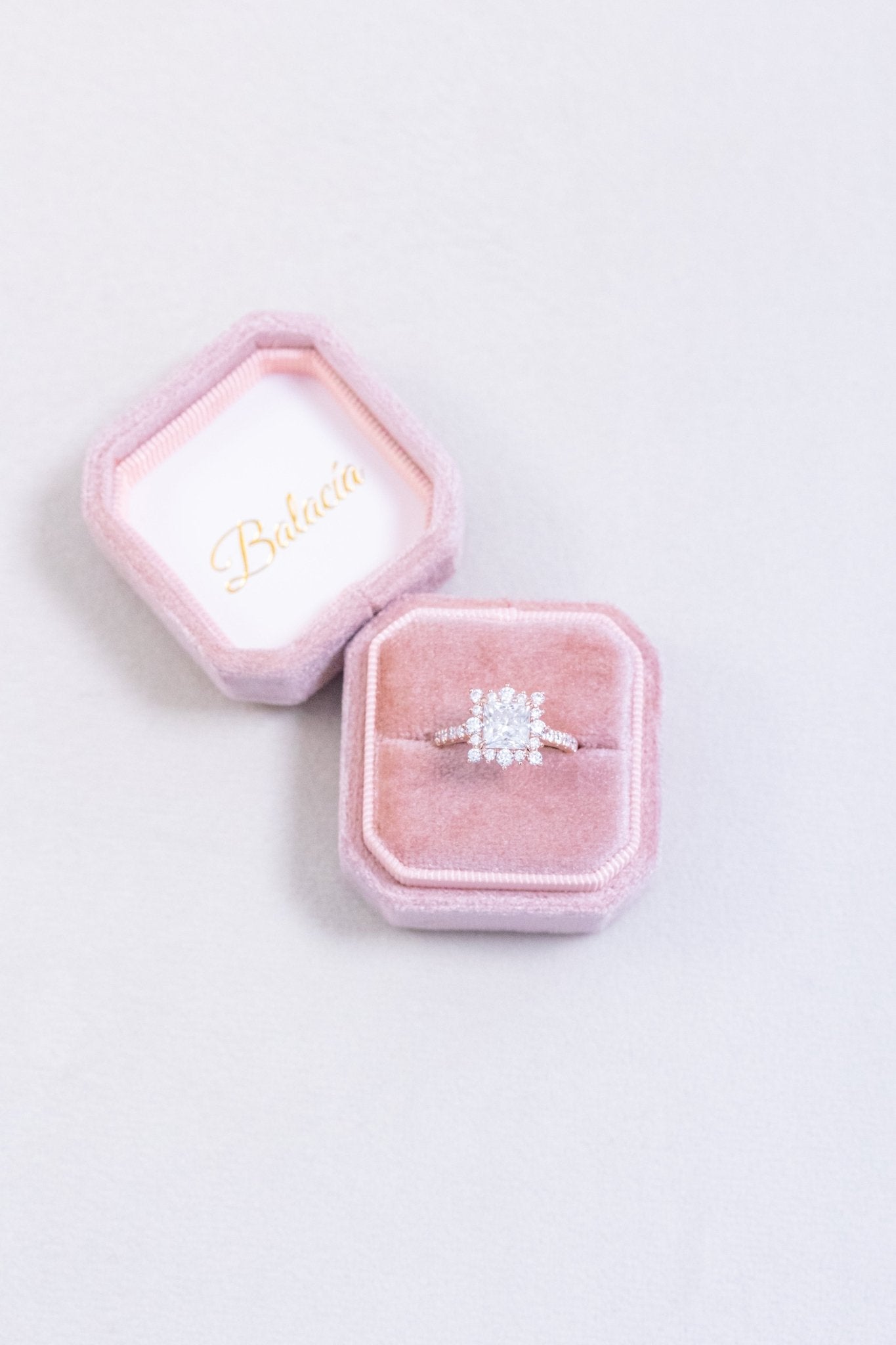 Princess Cut Lab Diamond Engagement Ring - Balacia