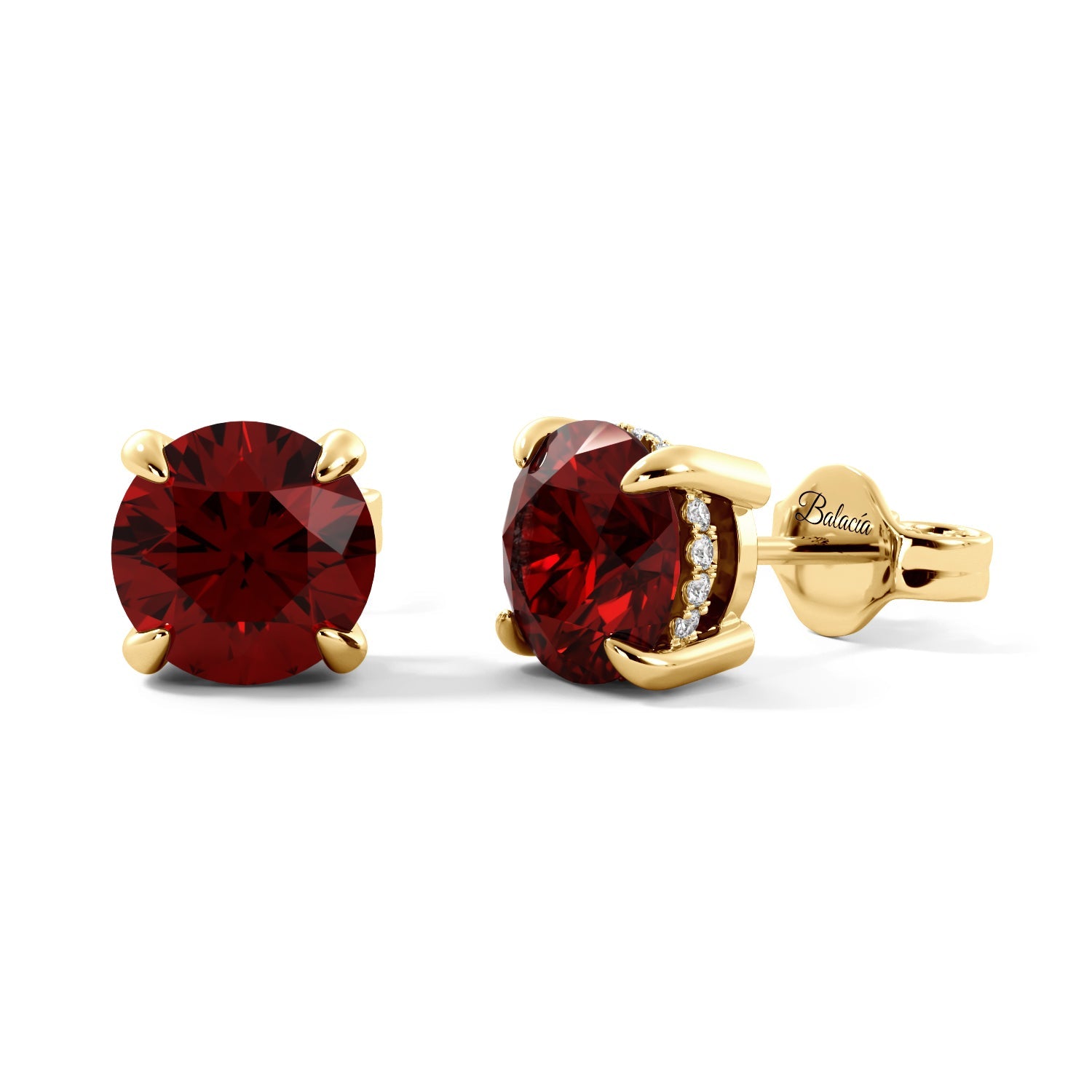 ruby earrings