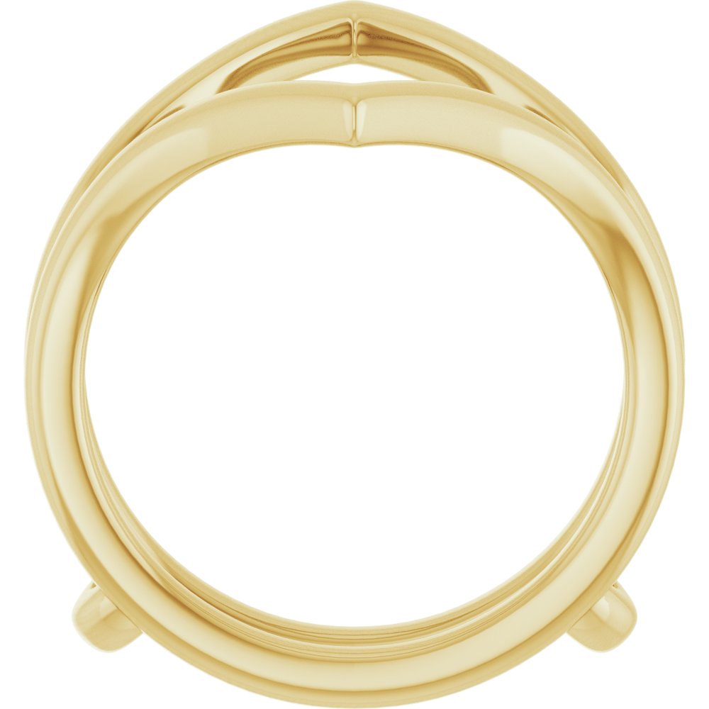 Ring Guard Women's Wedding Band gold 3
